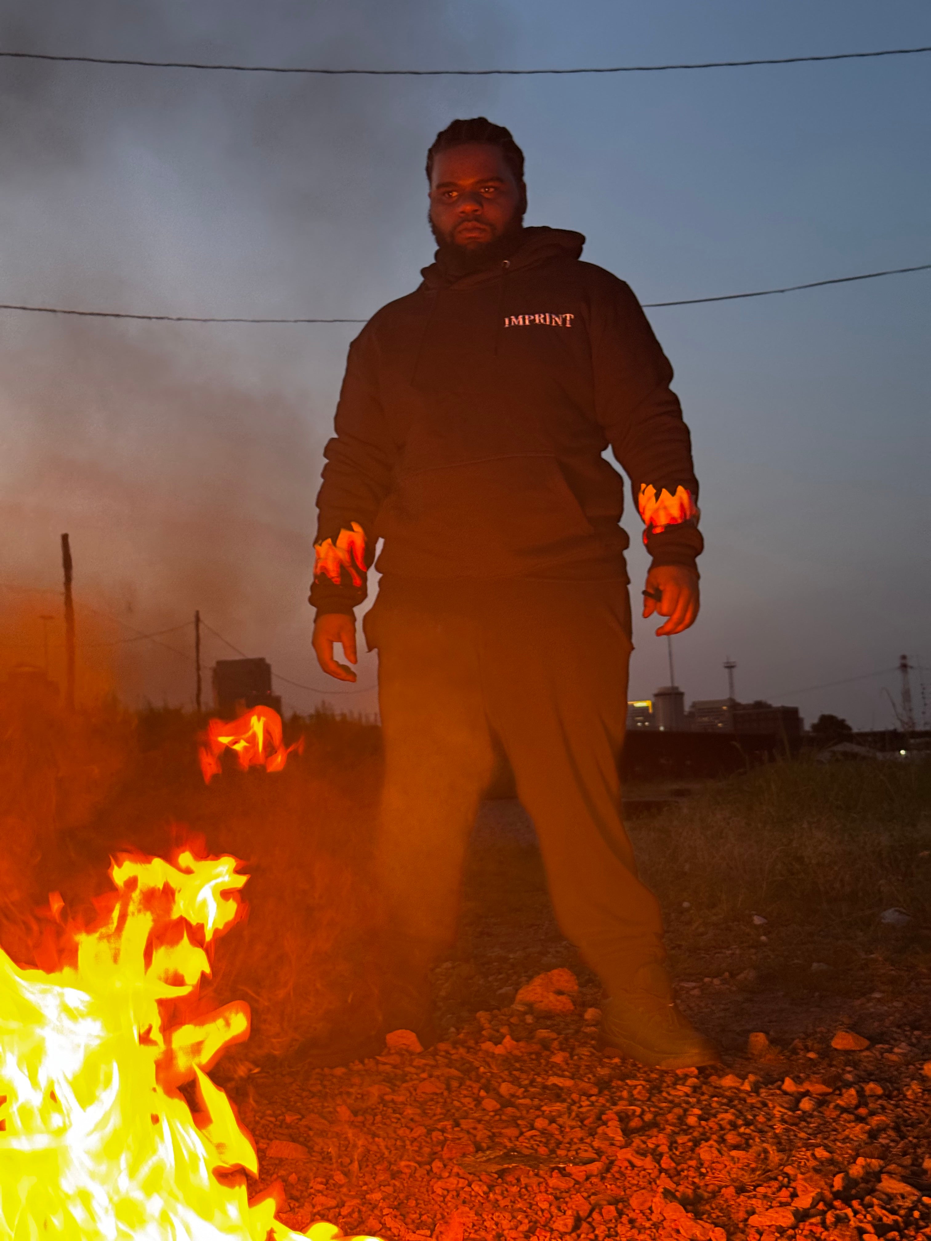 Doomsday Hoodie (red on black) *LIMITED*