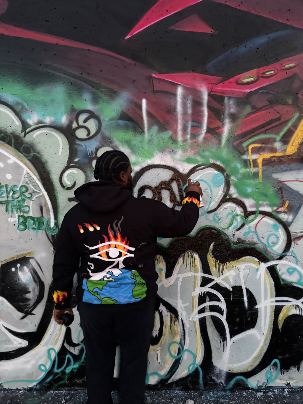 Doomsday Hoodie (red on black) *LIMITED*