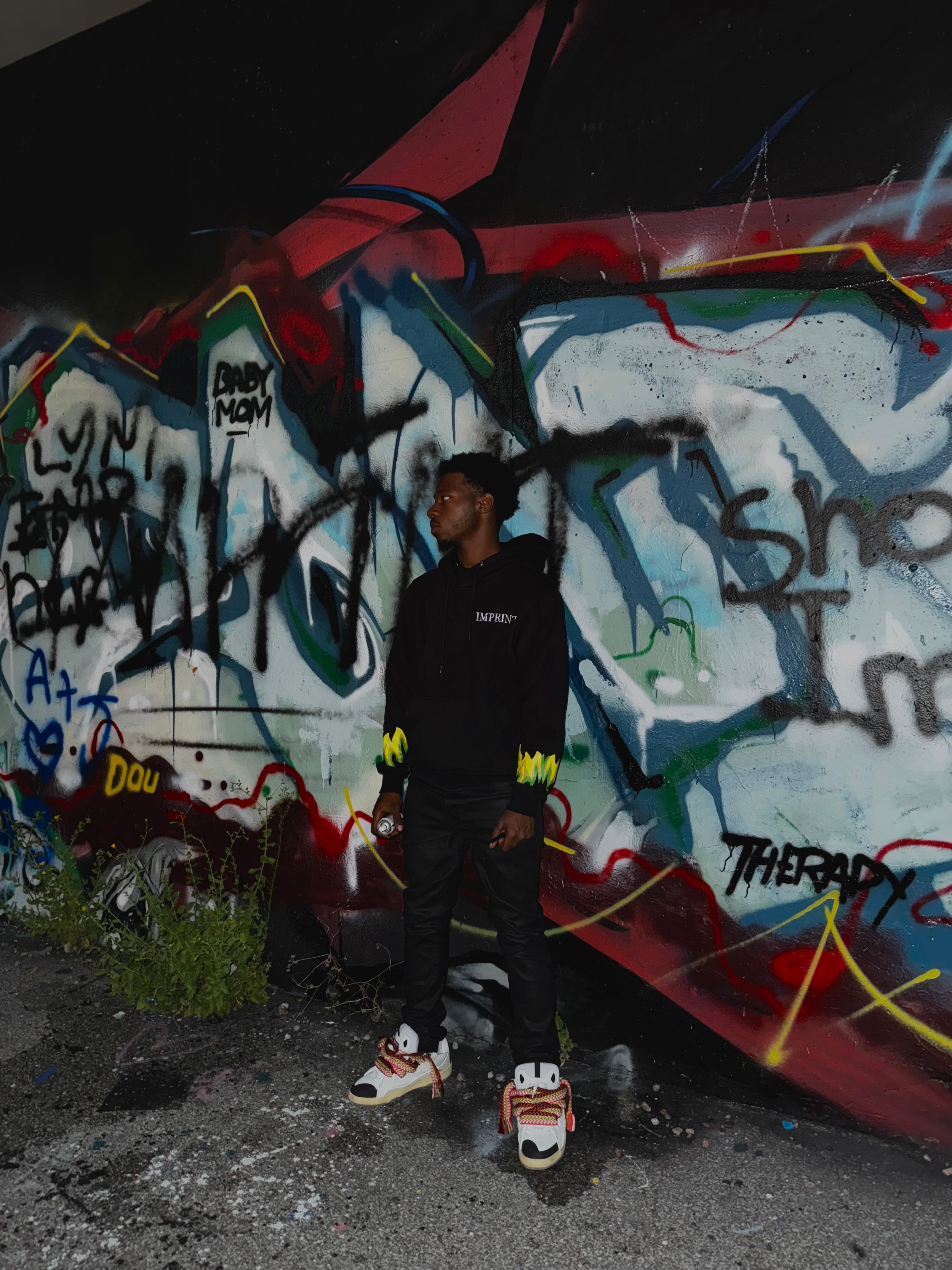 Doomsday Hoodie (green on black)