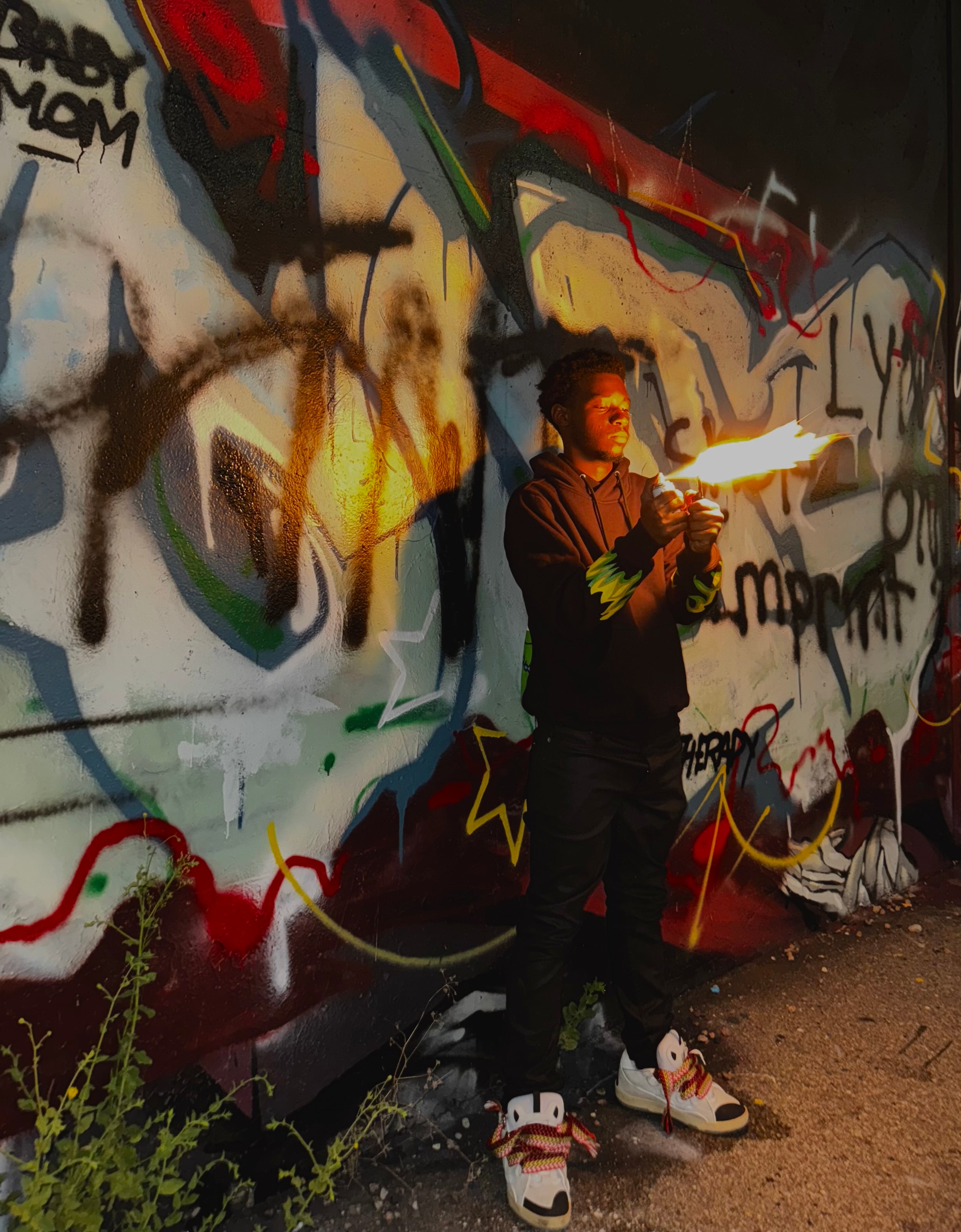 Doomsday Hoodie (green on black)