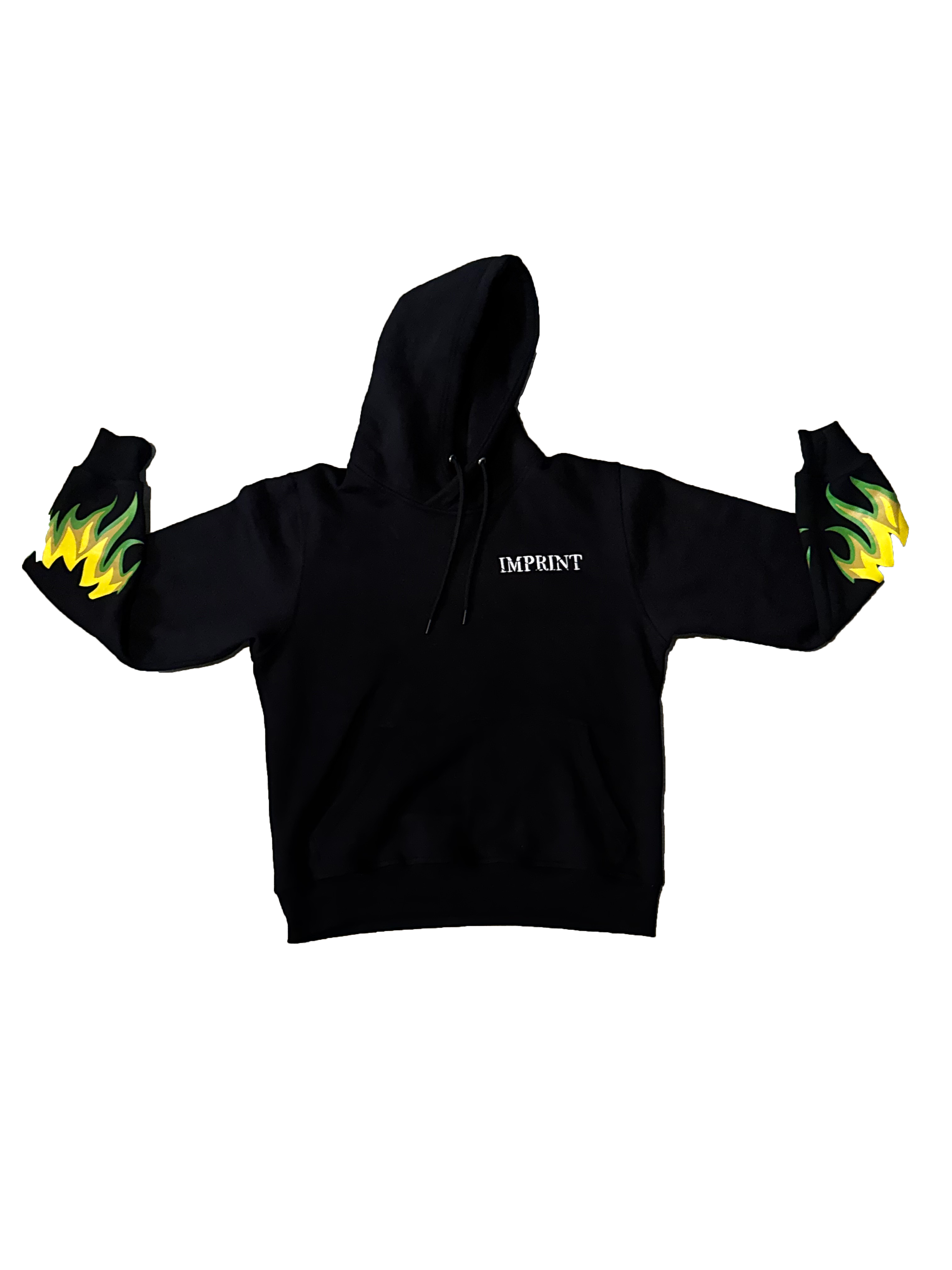 Doomsday Hoodie (green on black)